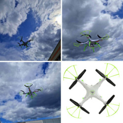 Syma X5HW 2.4GHz dron RC cu cameră Wi-Fi alb