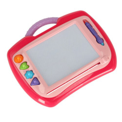 Tablă magnetică pentru desen cu pix, ștampile roz