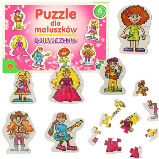 ALEXANDER Puzzle pentru copii mici - fete