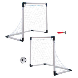 Poartă de fotbal pentru copii 2în1 185x120x70cm
