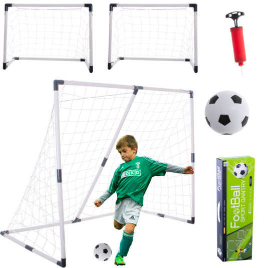 Poarta de fotbal pentru copii 2in1 143x110x70cm