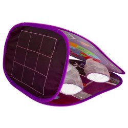 Joc darts reversibil cu velcro - săgeți, mingi, pungi 21 buc.