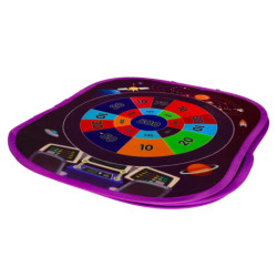 Joc darts reversibil cu velcro - săgeți, mingi, pungi 21 buc.