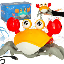 Crab interactiv cu sunet galben