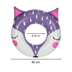 Colac de înot pentru copii 80 cm vulpe