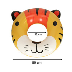 Colac de înot pentru copii cu tigru 80 cm