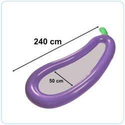 Saltea de plasă gonflabilă mov 240cm