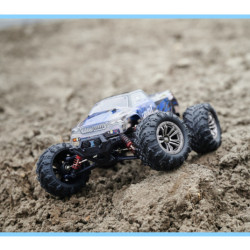 Mașină RC Q901 fără perii 1:16 2.4G 4CH 52km/h albastru