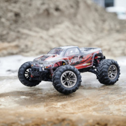 Mașină RC Q901 fără perii 1:16 2.4G 4CH 52km/h roșie