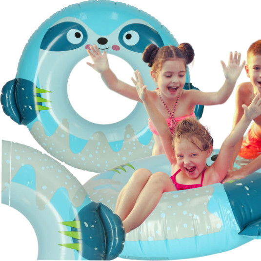 INTEX 59266 Colac de înot cu animăluț albastru 6+