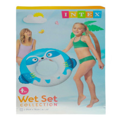 INTEX 59266 Colac de înot cu animăluț albastru 6+