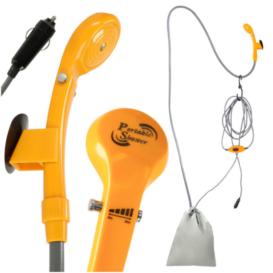 Duș de călătorie duș de camping portabil covoraș 12v