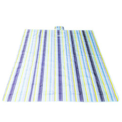 Covoraş de plajă Pătură de picnic la plajă 200x200cm albastru