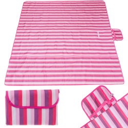 Saltea plaja Patura de picnic plaja 200x200cm roz