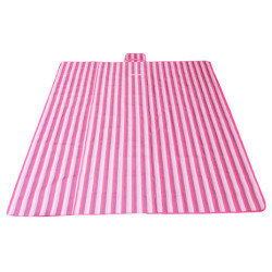Saltea plaja Patura de picnic plaja 200x200cm roz
