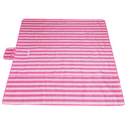 Saltea plaja Patura de picnic plaja 200x200cm roz