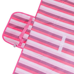 Saltea plaja Patura de picnic plaja 200x200cm roz