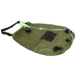 Duș de camping solar 20L XXL cu termometru