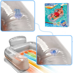 BESTWAY 43028 Fotoliu gonflabil cu saltea gri