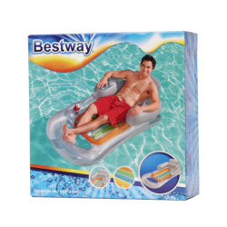 BESTWAY 43028 Fotoliu gonflabil cu saltea gri