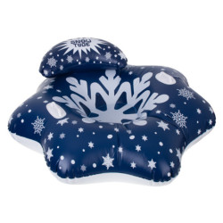 Sănii gonflabile pe roata de zăpadă cu anvelopa stea