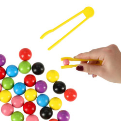 Puzzle educațional colorat mingii montessori