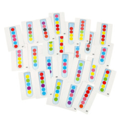 Puzzle educațional colorat mingii montessori