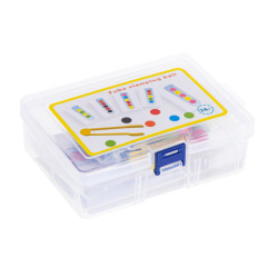 Puzzle educațional colorat mingii montessori