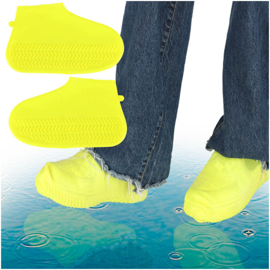 Protectoare impermeabile pentru pantofi wellington S galben mărimea 26-34
