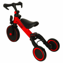 Triciclu Fix Mini triciclu de alergare 3în1 cu pedale roșu