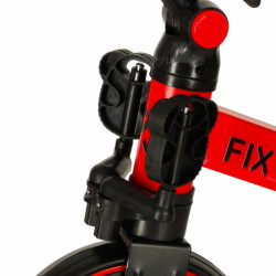Triciclu Fix Mini triciclu de alergare 3în1 cu pedale roșu
