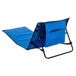 Șezlong de plajă cu spetazan pliabil 150x47x48cm