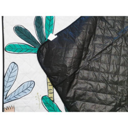 Saltea de plajă pichnic husă camping palmieri 150x200
