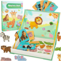 Puzzle magnetic safari animale 47 piese