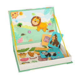 Puzzle magnetic safari animale 47 piese