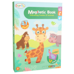 Puzzle magnetic safari animale 47 piese