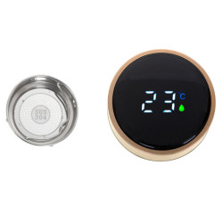 Termos cană smart LED 500ml auriu