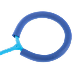 Hula hop picioare minge săritoare LED strălucitoare albastră
