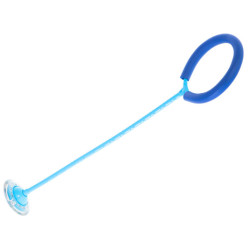 Hula hop picioare minge săritoare LED strălucitoare albastră