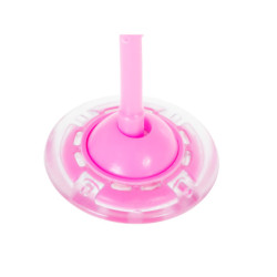 Hula hop picior minge saltarețe luminoasă LED roz