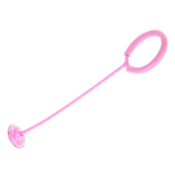 Hula hop picior minge saltarețe luminoasă LED roz