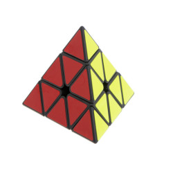 Puzzle PYRAMINX joc cu cuburi Black MoYu