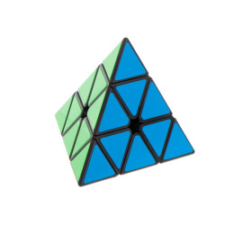 Puzzle PYRAMINX joc cu cuburi Black MoYu