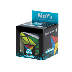 Puzzle PYRAMINX joc cu cuburi Black MoYu