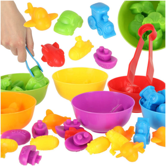 Materiale educative de învățare a numărării Montessori 36 elem.