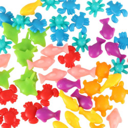 Animale marine educative invatare numarare montessori 36 piese
