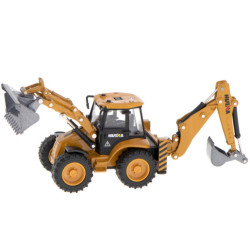 Buldozer cu cupa Die-Cast model metalic H-toys 1704 1:50