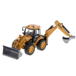 Buldozer cu cupa Die-Cast model metalic H-toys 1704 1:50