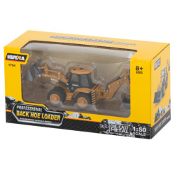 Buldozer cu cupa Die-Cast model metalic H-toys 1704 1:50