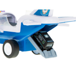 Avion Transporter + 6 masini politie lateral/frontal